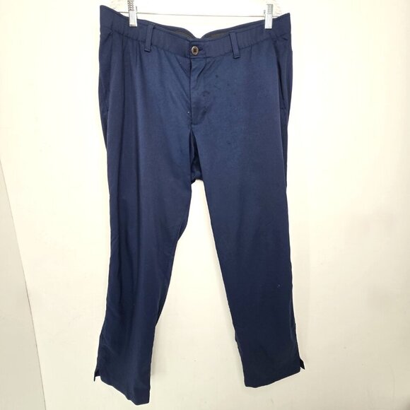 Under Armour Mens UA Showdown Tapered Golf Pants - Navy - Picture 1 of 10